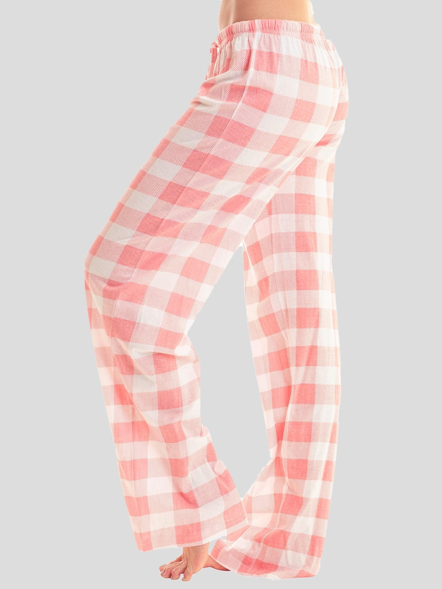 Women's Pants Classic Plaid Elastic Casual Pants - LuckyFash™