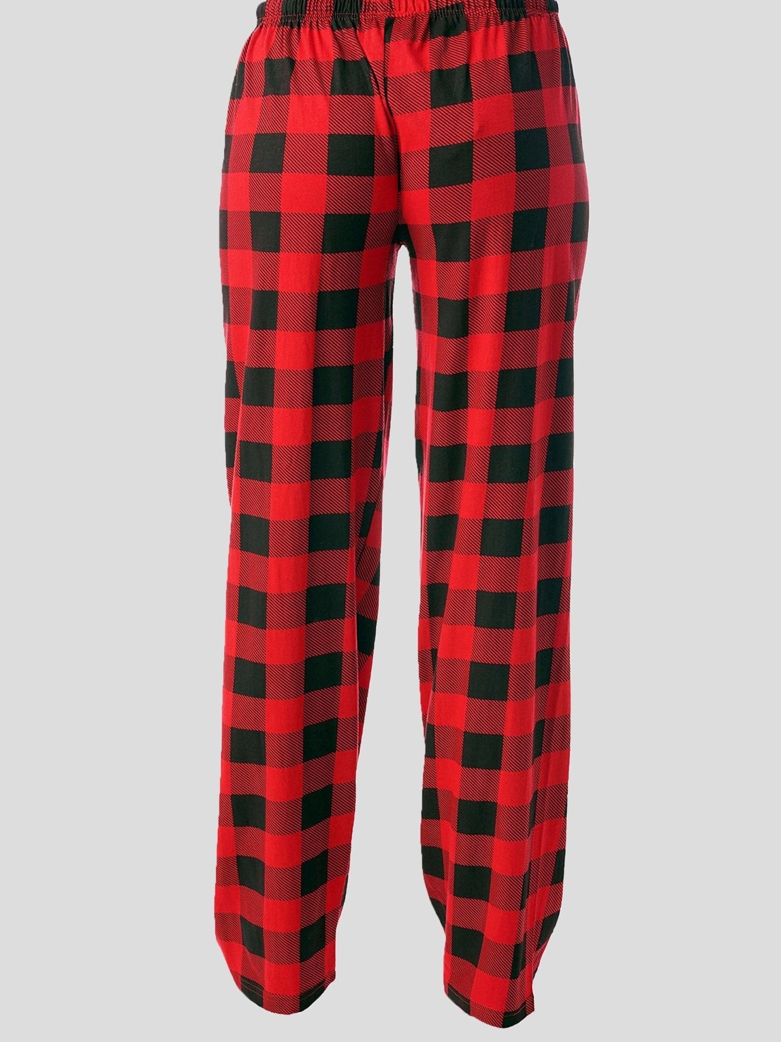 Women's Pants Classic Plaid Elastic Casual Pants - LuckyFash™