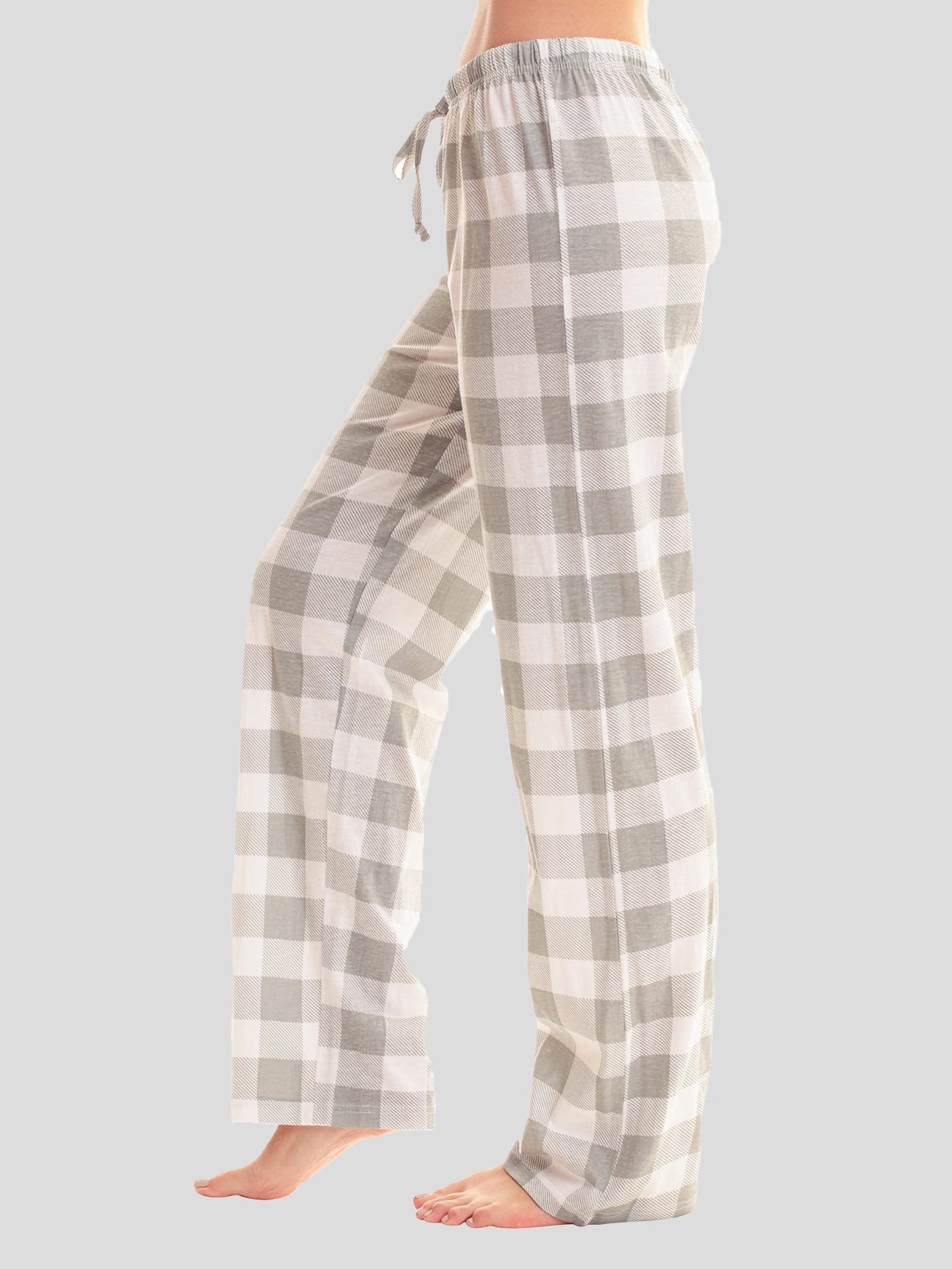 Women's Pants Classic Plaid Elastic Casual Pants - LuckyFash™