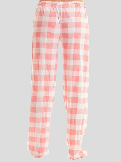 Women's Pants Classic Plaid Elastic Casual Pants - LuckyFash™