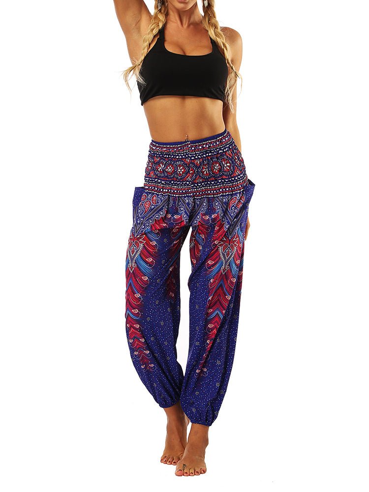 Pants Indonesian Style Printed Bloomers Pants - LuckyFash™