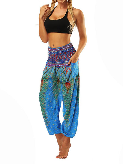 Pants Indonesian Style Printed Bloomers Pants - LuckyFash™