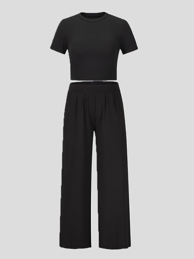 Women's Sets Short Sleeve Trousers Casual Two-Piece Suit - LuckyFash™