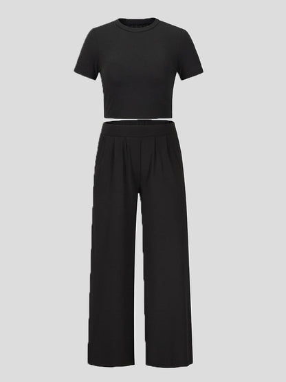 Women's Sets Short Sleeve Trousers Casual Two-Piece Suit - LuckyFash™