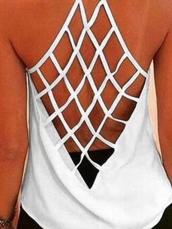 Summer Hollow Back Top - LuckyFash™