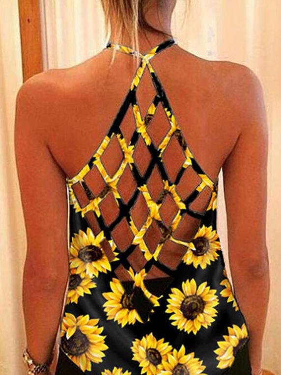 Summer Hollow Back Top - LuckyFash™