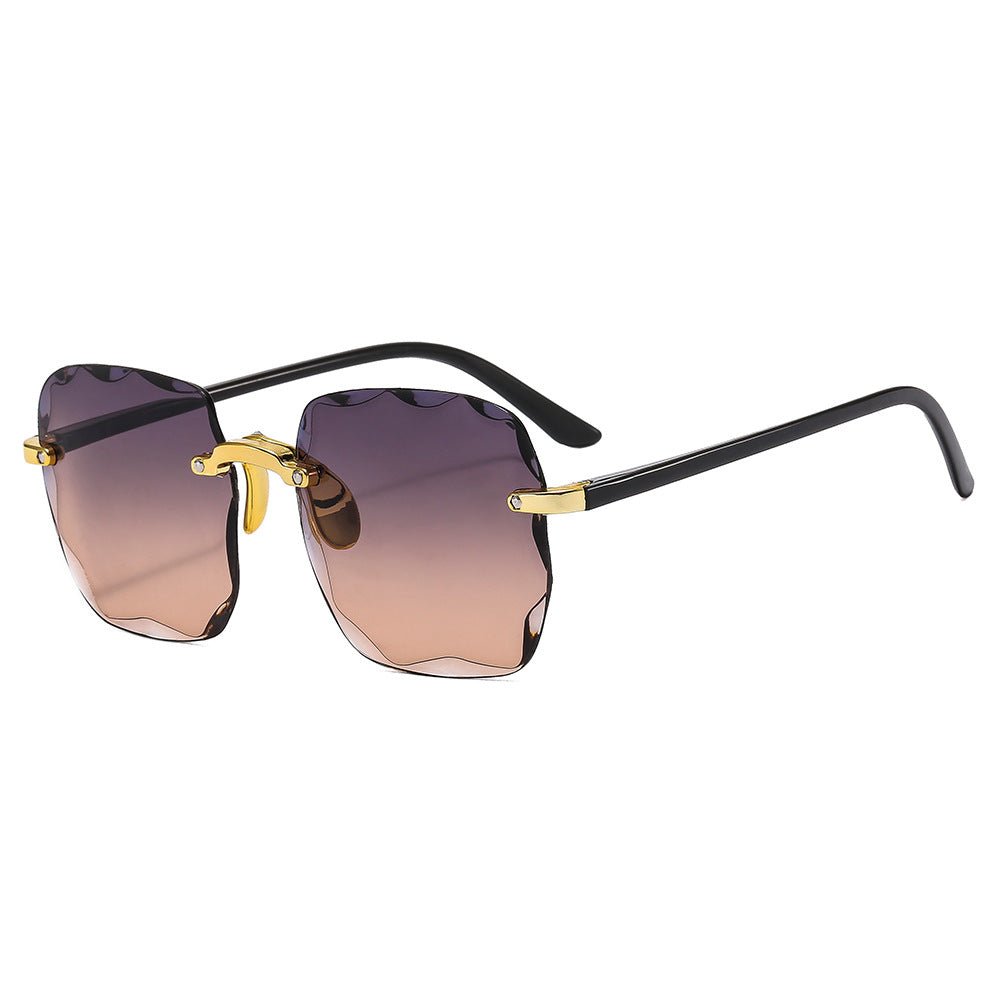 Sunglasses Rimless Square Sunglasses - LuckyFash™