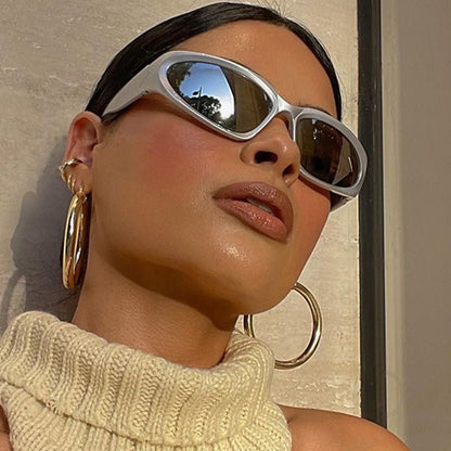 Sunglassses Futuristic Y2K Sunglasses - LuckyFash™