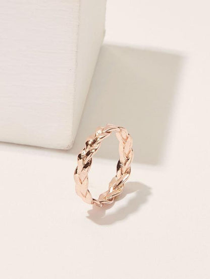 Woven Shaped Ring 1pc - LuckyFash™