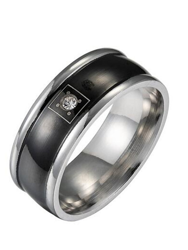 1PC Ring For Men's Women's Wedding Daily Alloy - LuckyFash™