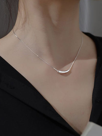 1PC Necklace Dolphin Tail Pendant Necklace for GirlsWomenCrystal Fish Tail Choker Necklace Jewelry Gift 14k Gold Plated Cute Open Heart Chain Necklace for Women Minimalist Jewelry Necklace - LuckyFash™