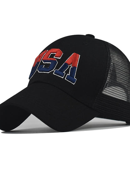 1pcs High Quality American Flag Cotton Baseball Cap For Men Embroidery USA Snapback Hat for Men&Women Fashion Trucker Hat - LuckyFash™