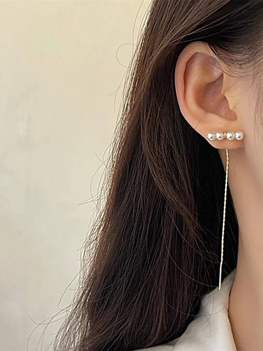 1 Pair Drop Earrings For Women's Birthday Street Gift Alloy Drop Fashion - LuckyFash™