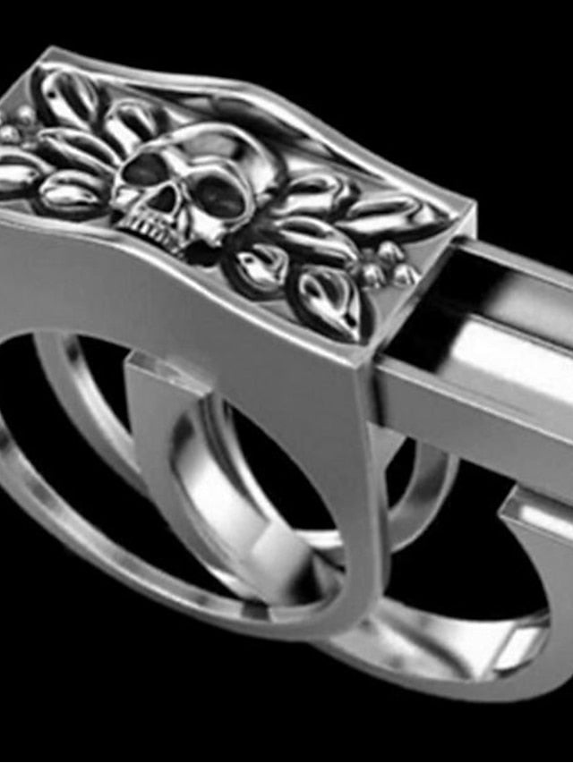 1PC Ring For Men's Women's Daily Date Alloy Classic Skull - LuckyFash™