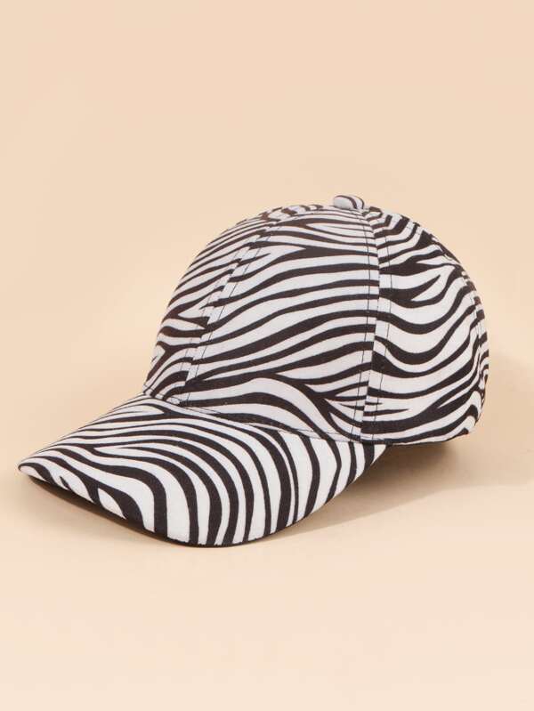 Zebra Striped Pattern Baseball Cap - LuckyFash™