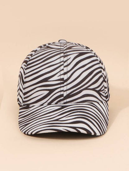 Zebra Striped Pattern Baseball Cap - LuckyFash™