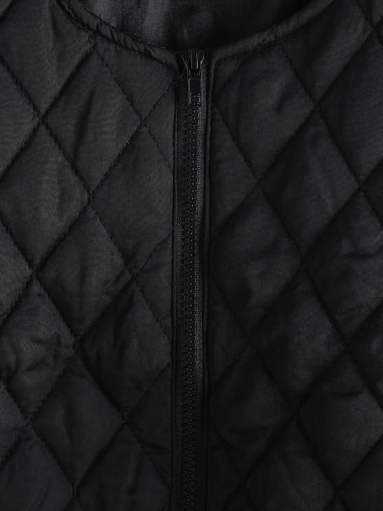 Zip Up Zippered Pockets Padded Vest - LuckyFash™