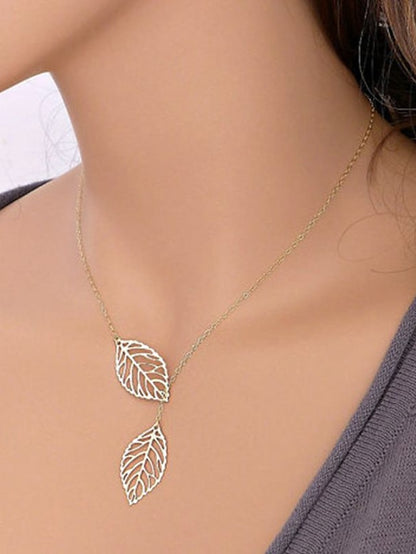 1PC Necklace For Women's Daily Alloy Classic Leaf - LuckyFash™